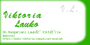 viktoria lauko business card